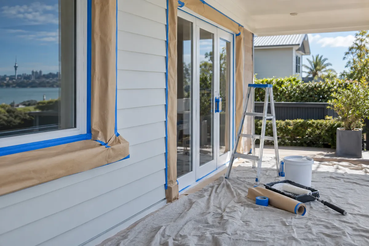 Painting work by Master Painter Kevin