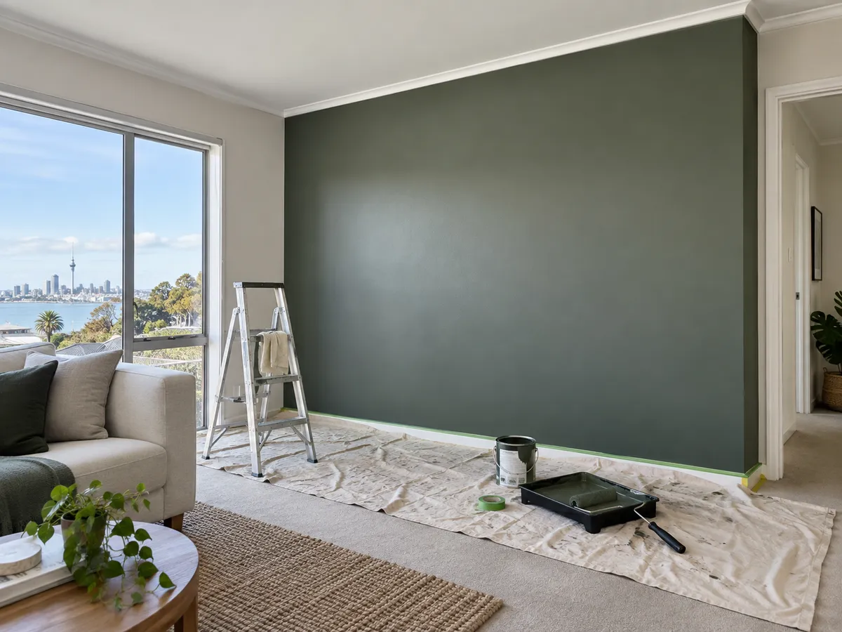 Painting work by Master Painter Kevin